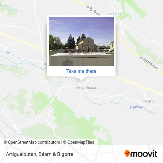 Artigueloutan map
