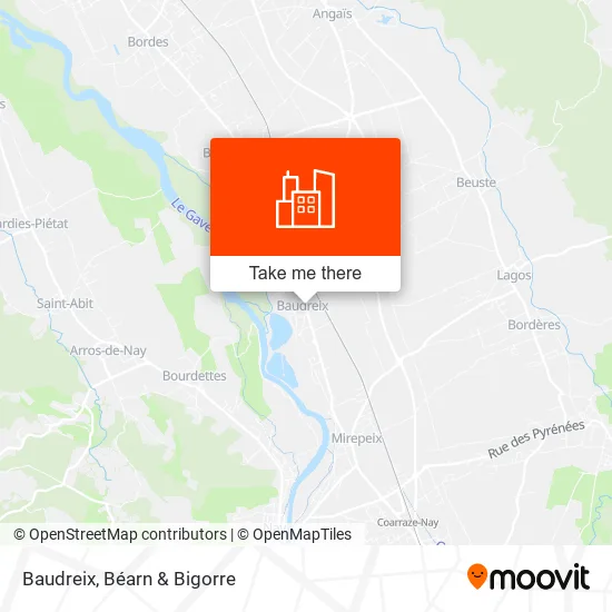 Baudreix map