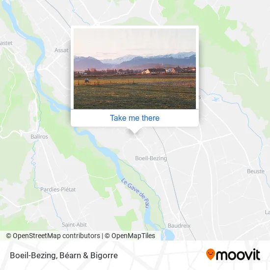 Boeil-Bezing map