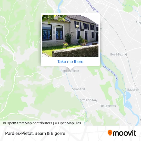 Pardies-Piétat map
