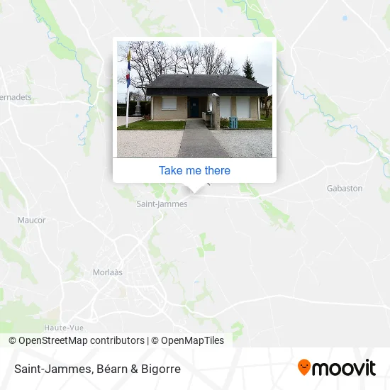 Saint-Jammes map