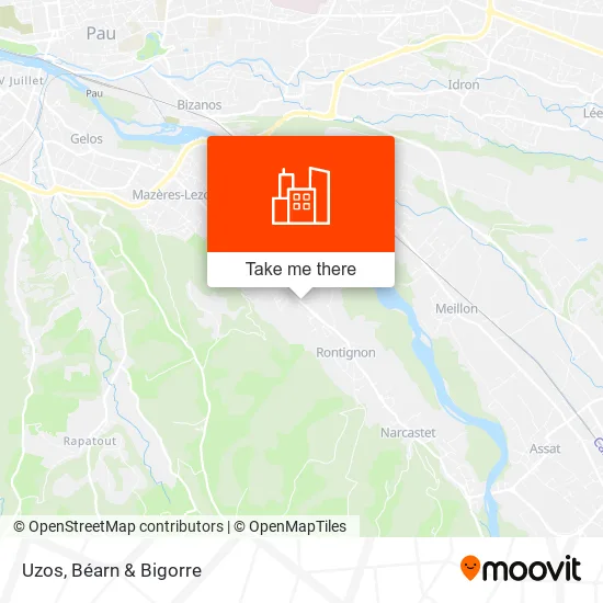 Uzos map