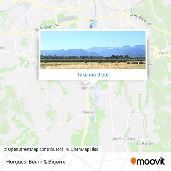 Horgues map