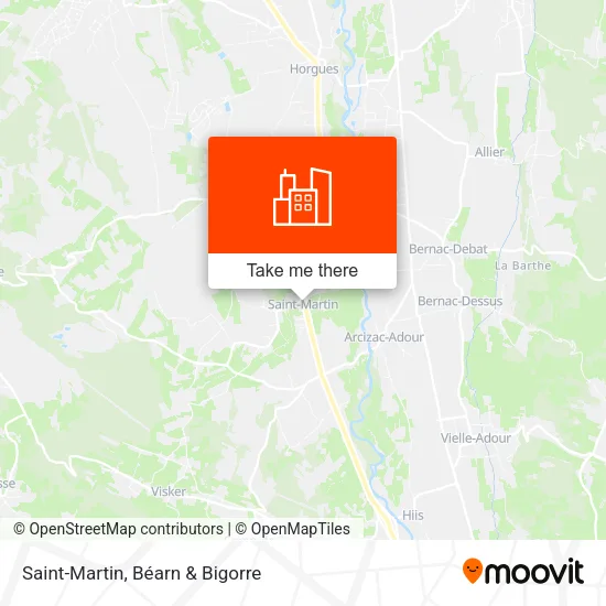Saint-Martin map