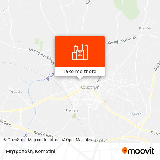 Μητρόπολη map