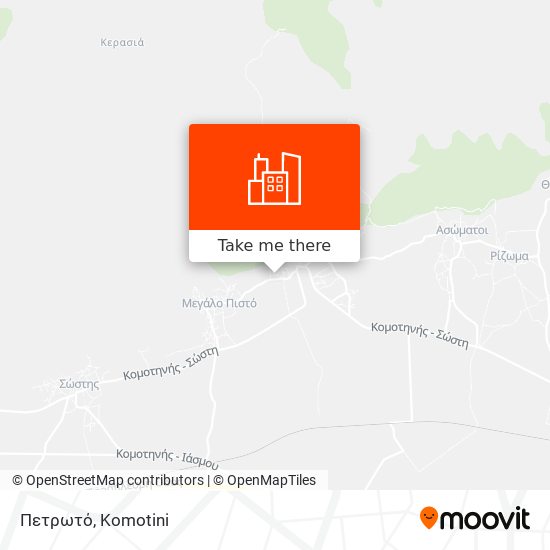 Πετρωτό map