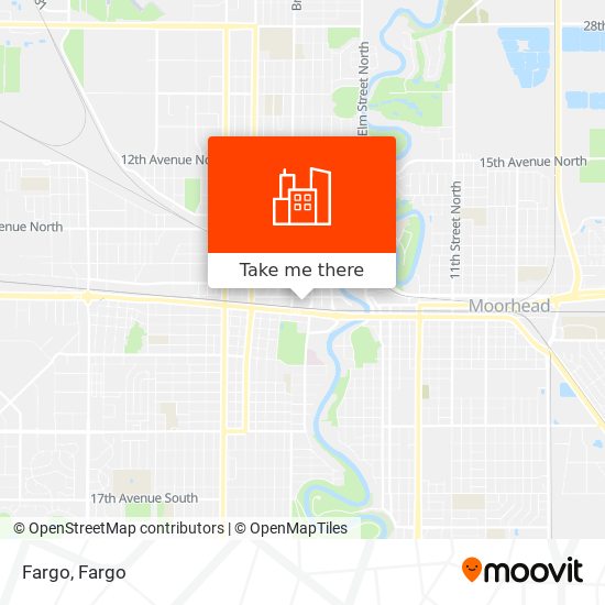 Fargo map