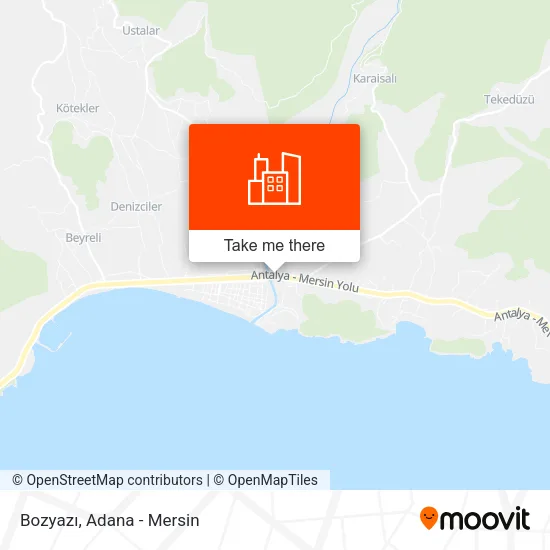 Bozyazı map