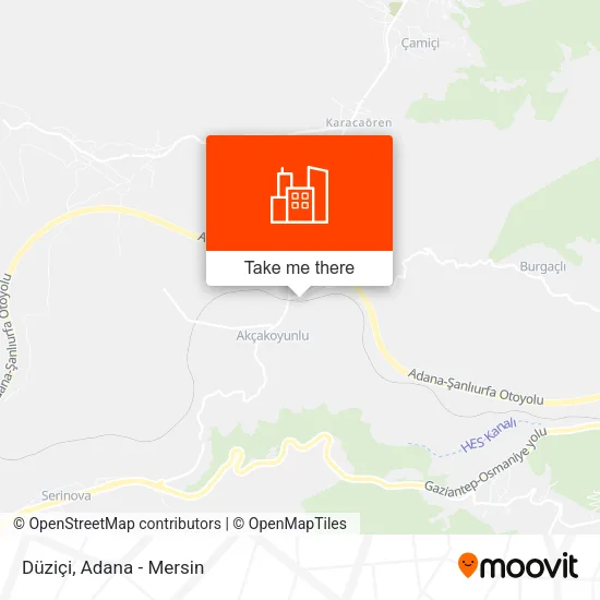 Düziçi map