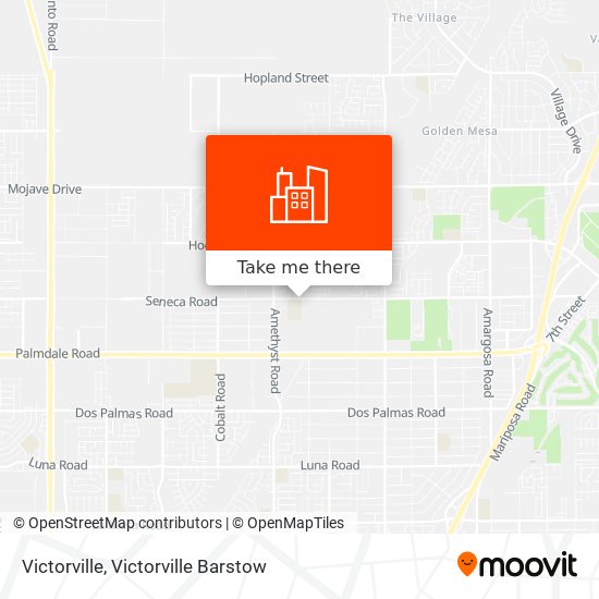 Victorville map