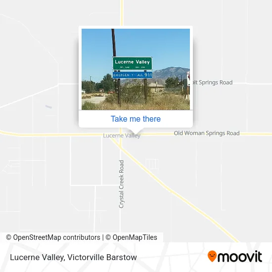 Lucerne Valley map