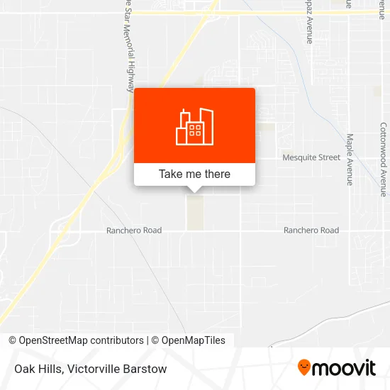 Oak Hills map