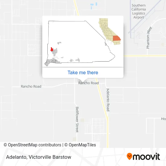 Adelanto map