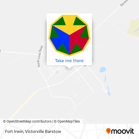 Mapa de Fort Irwin