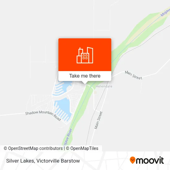 Silver Lakes map