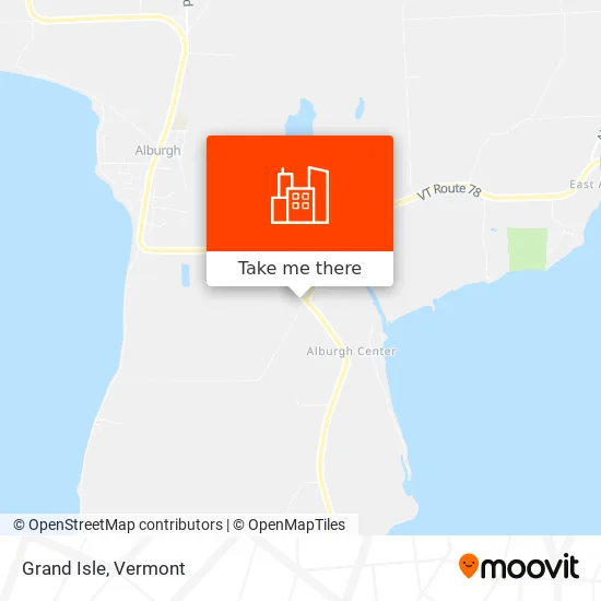 Grand Isle map