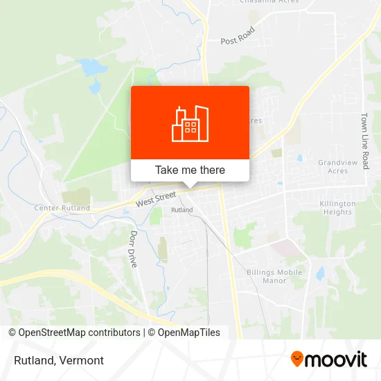 Rutland map