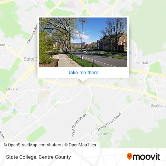 State College map