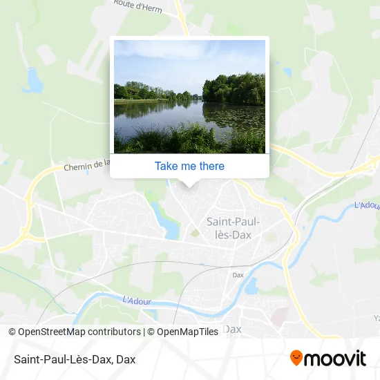 Saint-Paul-Lès-Dax map