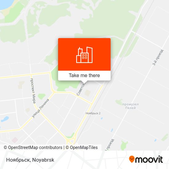 Ноябрьск map
