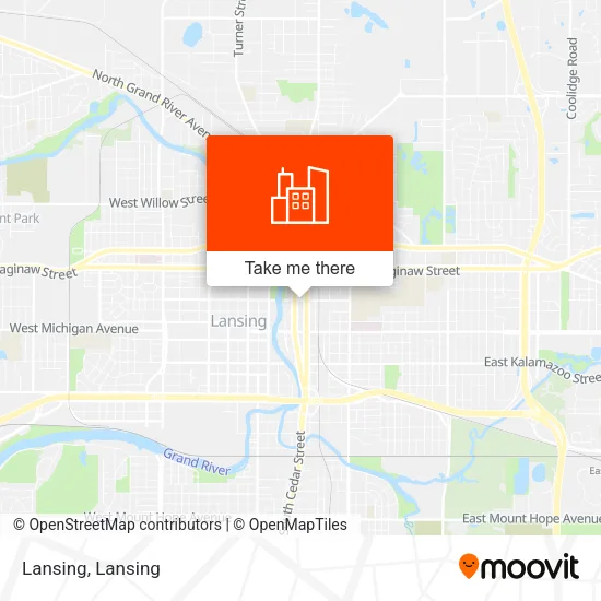 Lansing map