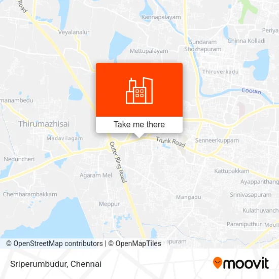 Sriperumbudur map
