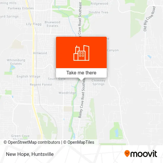 New Hope map