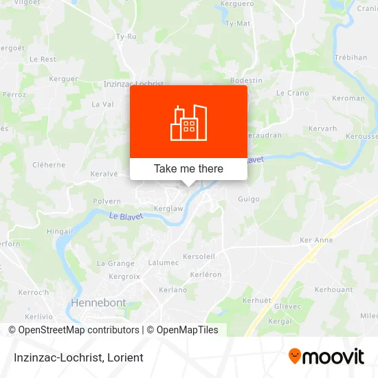 Inzinzac-Lochrist map