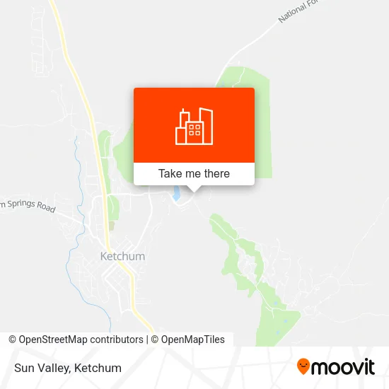 Sun Valley map