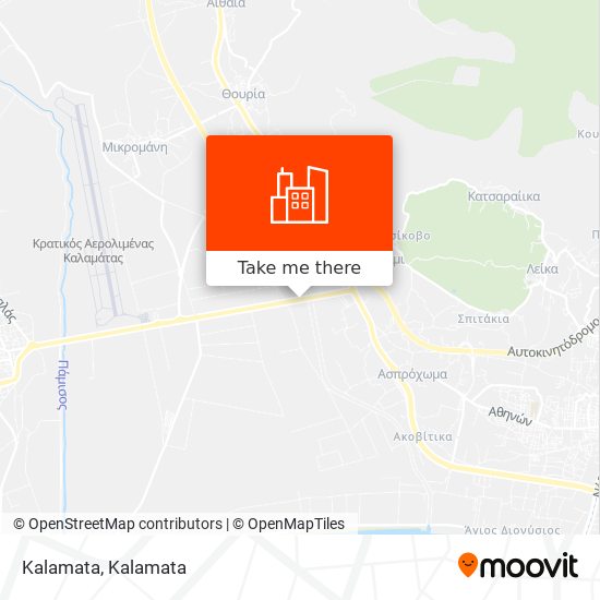 Kalamata map