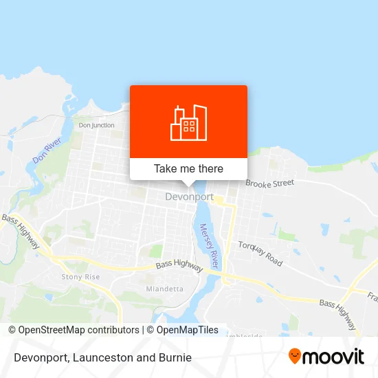 Devonport map