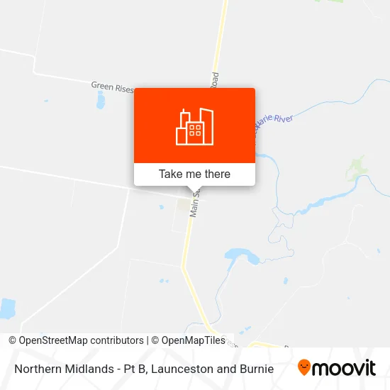 Northern Midlands - Pt B map