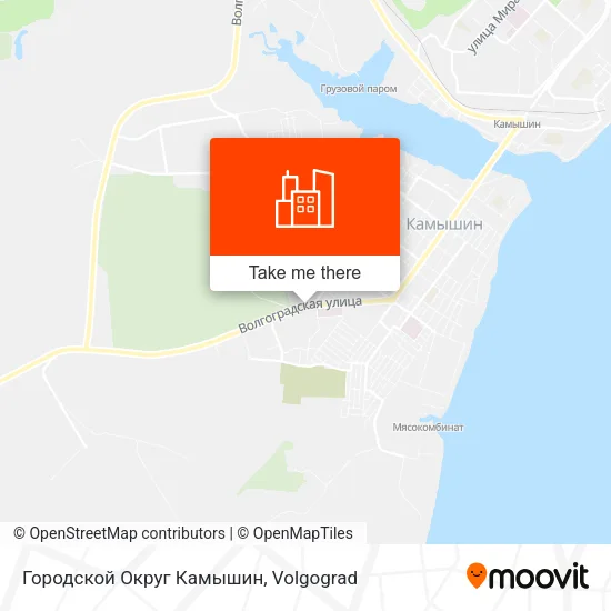 Городской Округ Камышин map