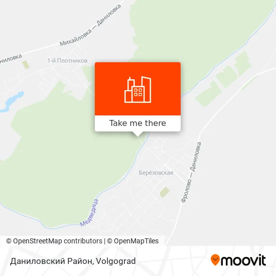 Даниловский Район map