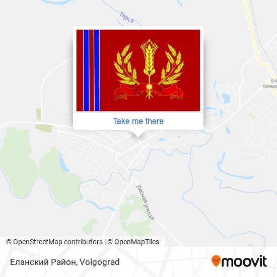 Еланский Район map