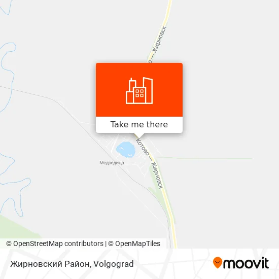 Жирновский Район map