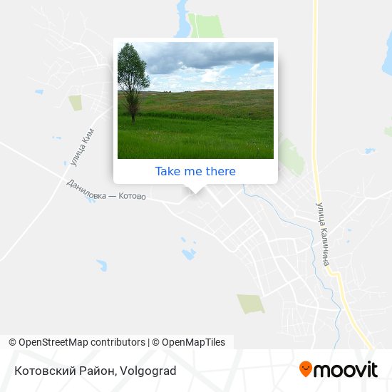 Котовский Район map