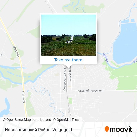 Новоаннинский Район map