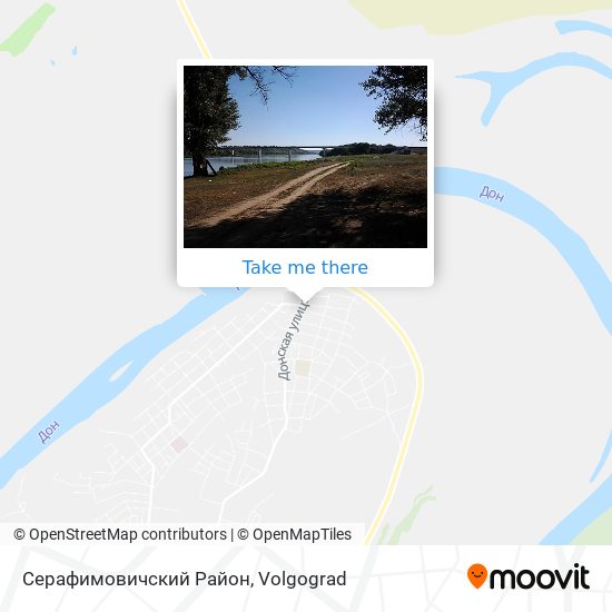 Серафимовичский Район map