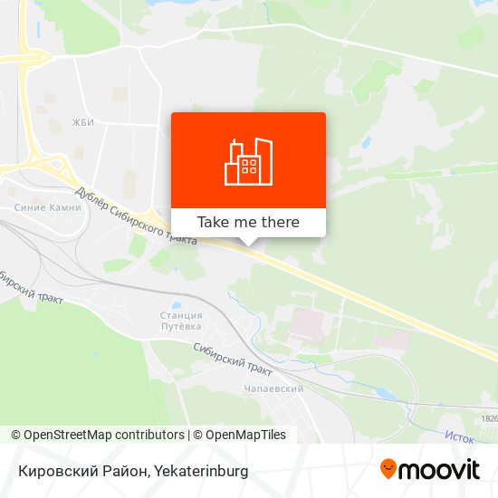 Кировский Район map