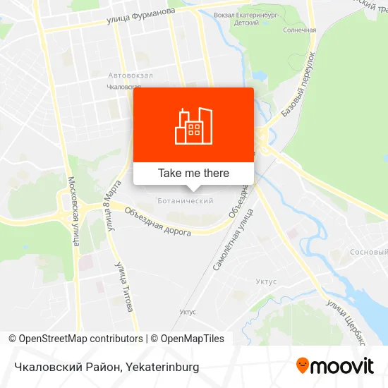 Чкаловский Район map