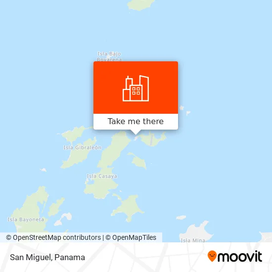 San Miguel map