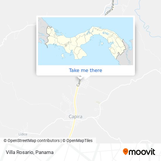 Villa Rosario map