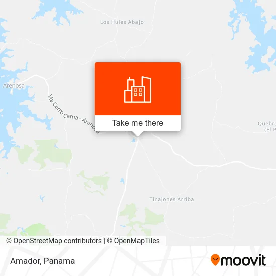 Amador map