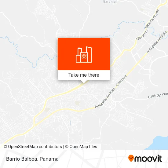 Barrio Balboa map