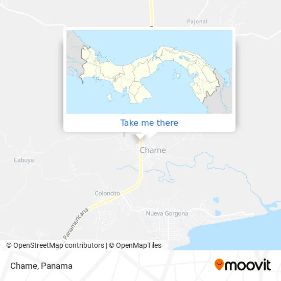 Chame map