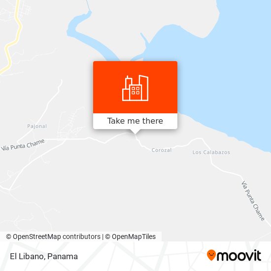 El Libano map