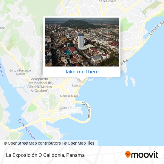 La Exposición O Calidonia map