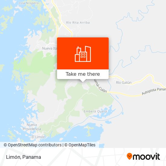 Mapa de Limón