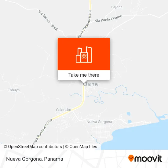 Nueva Gorgona map